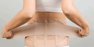 Postpartum corset